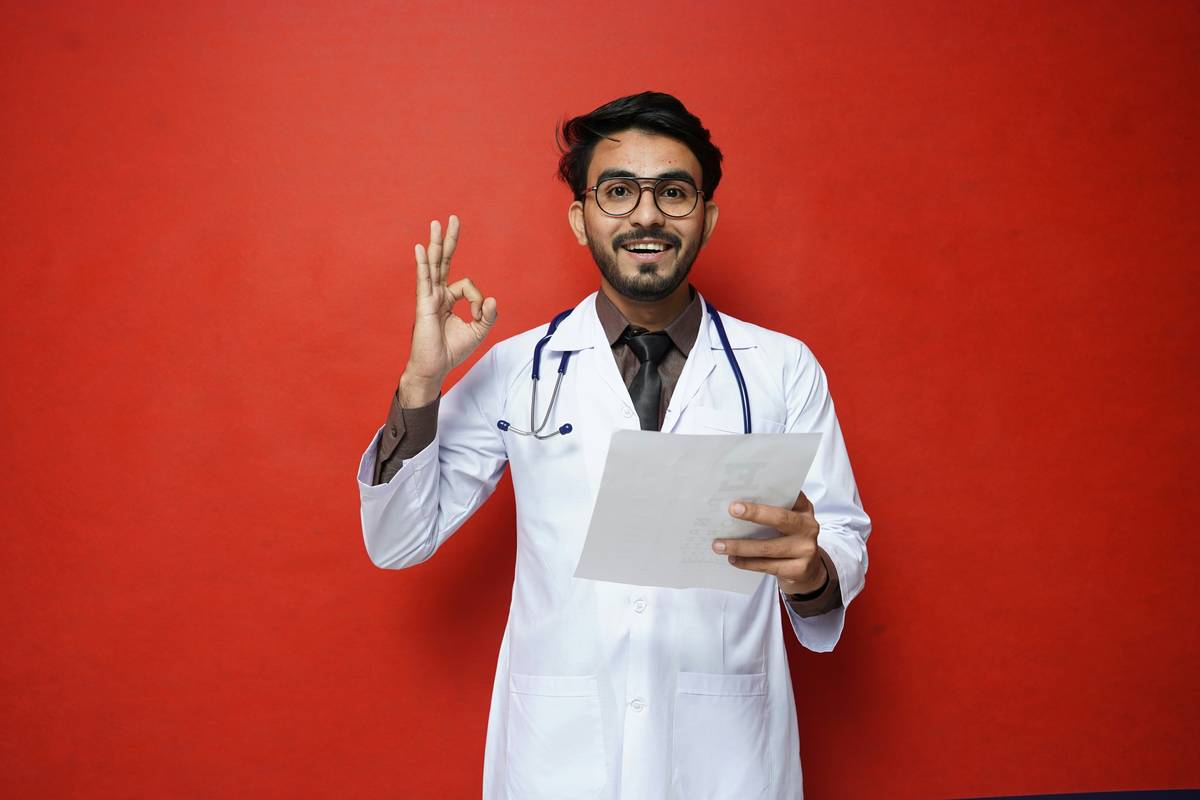 Lab technician testing prostate supplements for safety and effectiveness